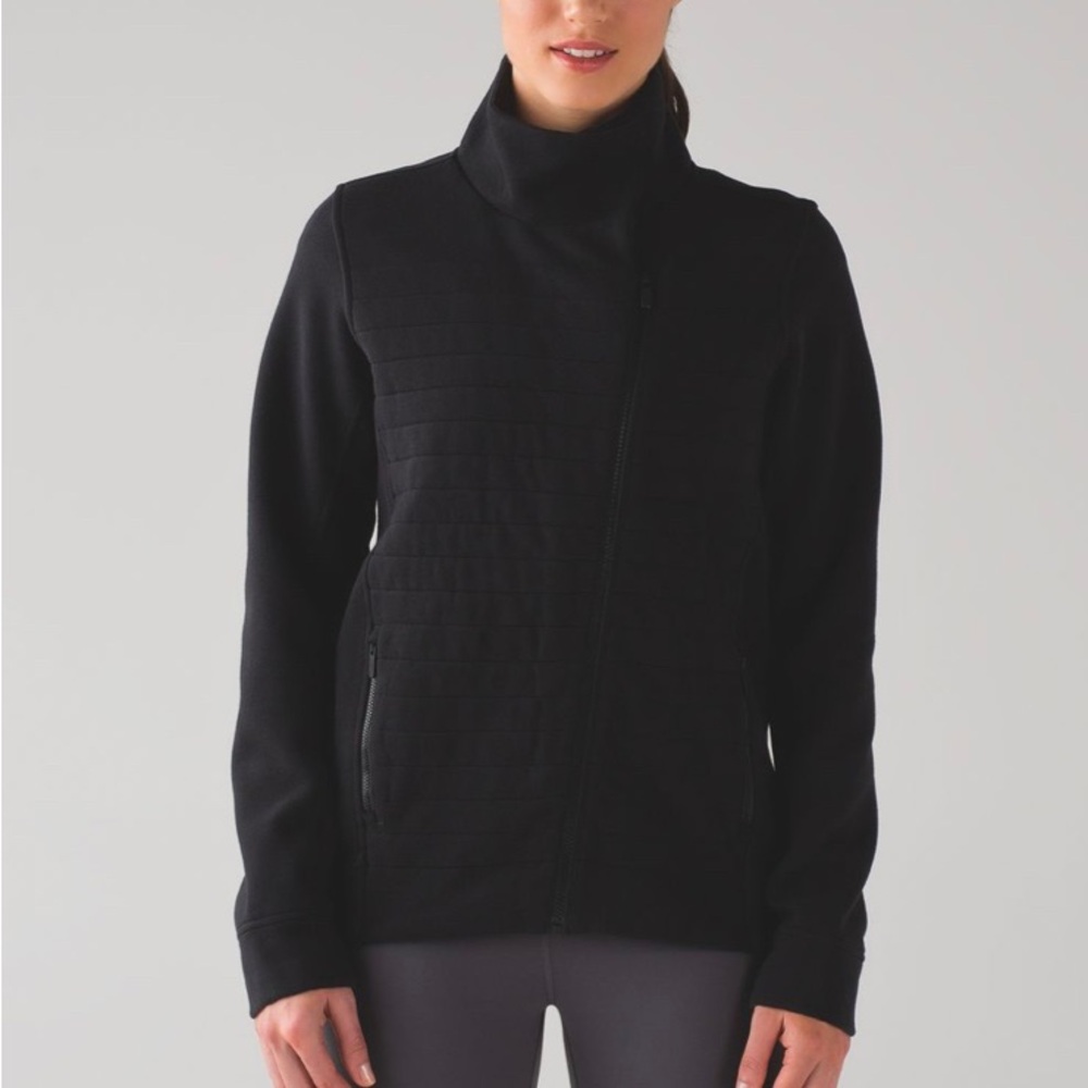 Lululemon Fleece Be True Jacket Black 4